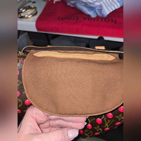 Louis Vuitton handbag Murakami Monogram brown Takashi Speedy Cherry - Picture 12 of 16